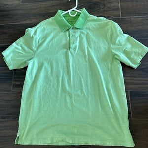 Jos. A. Bank Light Green Polo Shirt Leadbetter Golf XL